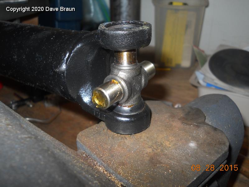 Spitfire1974/Restoration/Prop shaft/Install UJoint (1)